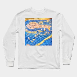 16th century map of Venice (E056/0108) Long Sleeve T-Shirt